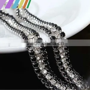 Bling Bling Fashion Latest Fancy Rhinestone Cup Chian For Garments,bags,shoes Decorations YSC12 thumbnail-3