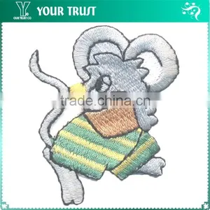 Sleeping Dreaming Rat Iron-on Embroidery Custom Badge Patches thumbnail-1