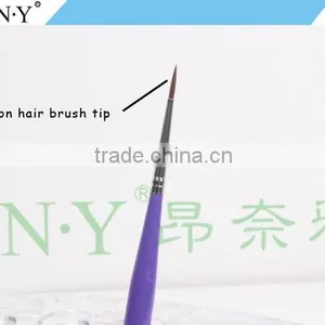 ANY Nail Art Beauty Design Wood Handle Nylon Hair Decorative Nail Brush Gel Painting thumbnail-6