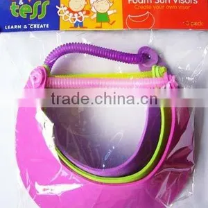 3pack EVA Foam Sun Visors thumbnail-1
