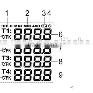 BBQ 4 Probe Thermometer With Beat Price TL-TK04 thumbnail-4