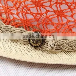 Lovely Design Kids Raffia Straw Hats Wholesale Quality Choice thumbnail-6