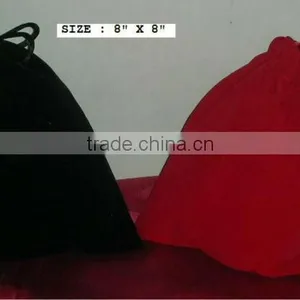 Velvet Shopping Pouch thumbnail-1