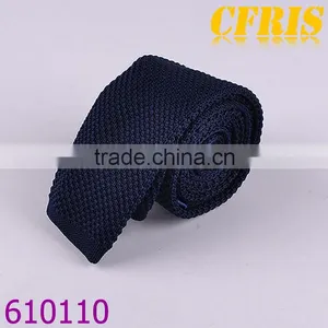 Fashion Plain Color Cotton Knitted Necktie Series 2 thumbnail-2