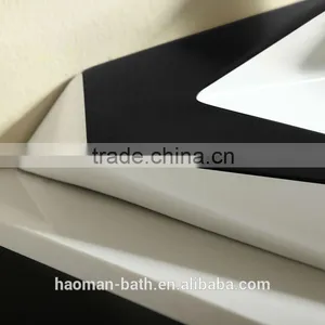 HM-C-10 New Fashion Hot Selling Modern Bathroom Cabinet Ceramic Bathroom Wash Basin Cabinet Wall Mount Cabinets thumbnail-6