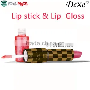 Waterproof Dexe Lip Gloss and Lipstick 2 in 1 thumbnail-1