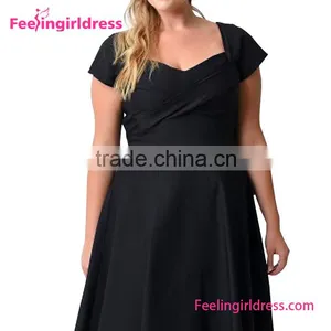 Fashion Cocktail Patterns Plus Size Prom Dresses thumbnail-2