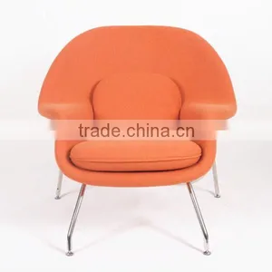 Bedroom Furniture Home Furniture Design Wholesale Eero Saarinen Womb Chair and Ottoman thumbnail-4