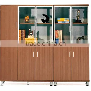 Wood Filing Cabinet With Glass Door Foshan Office Furniture PT-L015 thumbnail-1
