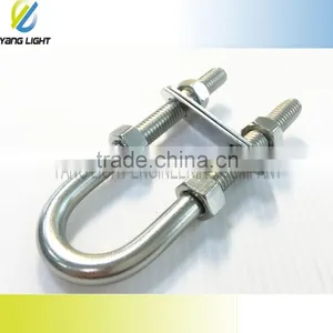 Made in Taiwan High Quality U Shaped Stainless Steel 304 Pipe Clamp thumbnail-5