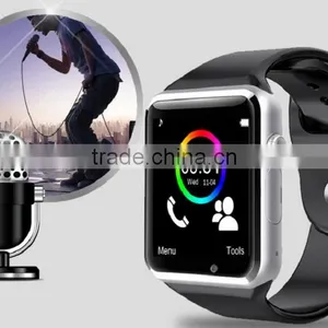 A1 Bluetooth Smart Phone Watch Montre Connecter Android Smartwatch for IOS Android Mobilephone thumbnail-1