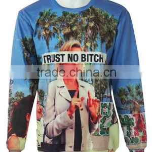 Fashion Design Round Neck Sublimation Prited Casual Knitwear/sweater thumbnail-2