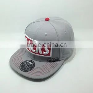 High Quality Custom 3D Embroidery Plastic Buckle Flat Brim Snapback Cap thumbnail-1