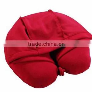 Hot Selling Polystyrene Beads Neck Pillow With Cap thumbnail-3
