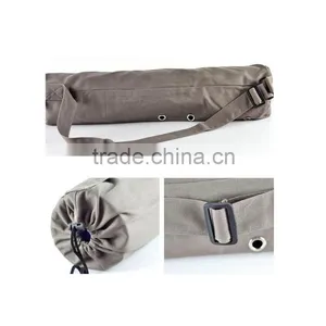 Pilates & Yoga 100% Canvas Mat Bag Yoga Mat Bag With Cargo Pocket thumbnail-5