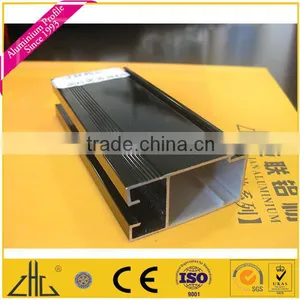 Wow!!! Electrophoresis Champagne, Pure White, Black Aluminium Profile Hollow Section / Wood Color Electrophoresis Aluminium Pipe thumbnail-2