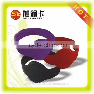 RFID Silicone Bracelets, Access Control RFID Wristbands/Paper Bracelets/Soft PVC Wristbands thumbnail-4