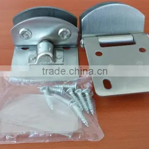 HJ-063 Hot Sale 8cm Semicircle Single Quality Glass Cabinet Hinge /Stainless Steel Singleglass Cabinet Hinge/Quality Glass Hinge thumbnail-3