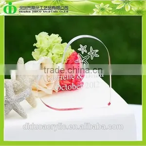 DDC-0283 Trade Assurance Custom Acrylic Cake Topper thumbnail-1