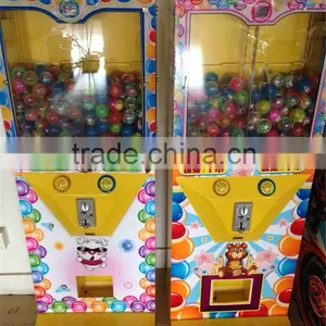 45mm Diameter Capsule Gashapon Vending Machine With Metal Cabinet Two Player Capsuletoy Vending Machine thumbnail-6