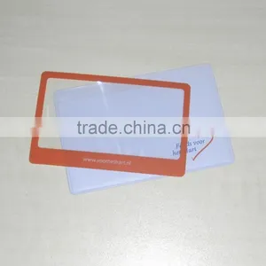 Hot Sale Business Card Pvc Magnifier / Pvc Magnifier / Card Size Magnifying Glass thumbnail-4