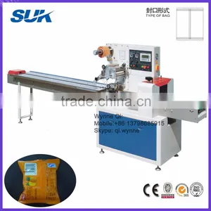 Food Factory Pillow Pack Horizontal Automatic Bread Packing Machine thumbnail-1