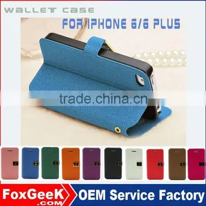 NEW Phone Case With Stand for Iphone 6 and Wallet Case for Iphone 6, Card Holder Case for Iphone thumbnail-1