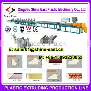 PS Foaming Phtoto Frame Production Line / Frame Picture Moldings Profiles Production Line thumbnail-5