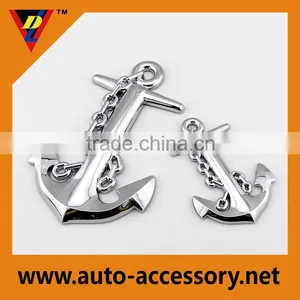 Wholesale 3d Chrome Anchor Car Badge Maker thumbnail-1