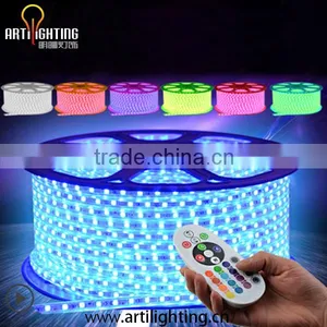 High Voltage 50m 100m per Roll 220v Led Strip, 3528 5050 Waterproof 220v Strip Led thumbnail-1