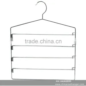 The HEAD Metal Natural Clothes Hanger With Five Metal Clips for Pants! thumbnail-2