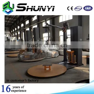 Wrapping Machine Type Motorized Top Platen Pallet Wrapping Machine thumbnail-4