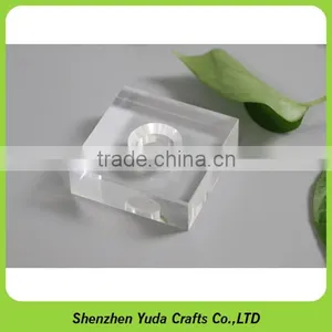 Manufacturing Milled Parts Glass Polished Block CNC Acrylic Machining With Router Service thumbnail-3