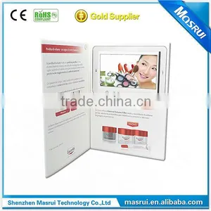 Hot Sale LCD Video Brochure / Video Greeting Card for Business Promotional thumbnail-3