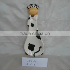 Ceramic Cow Soup Spoon thumbnail-1