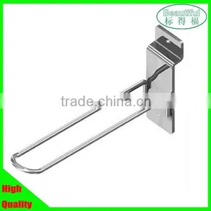 Metal Double Wire U-shape Slatwall Display Hook thumbnail-1