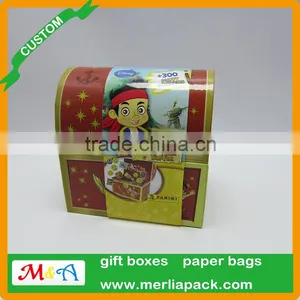 1 Kids Storage Trunk Store Cardboard Box Organize Your Little Trinkets Pirates Treasures Chest Boxes thumbnail-1