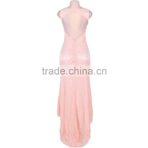 Best Selling Sleeveless Lace Formal Dress Long Maxi Dress Evening Dress thumbnail-6