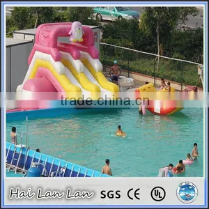2015 Plastic Playground Balls Inflatable Water Slide Blower for Children thumbnail-1