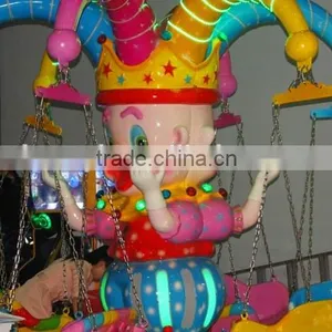 New 2016 Amusement Park Rides Clown Model Fairground Swing Flying Chair thumbnail-5