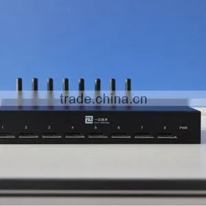 2015 Ejoin Cheap 8 Ports 32 Sim Voip Gateway, Goip 4 Sms Send and Receive Ussd Command Goip 4 thumbnail-1