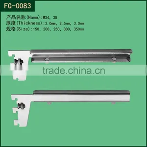 Slatwall Hanging Shelf Brackets for Holding Glass or Acrylic Shelves & Shelf l Bracket thumbnail-1