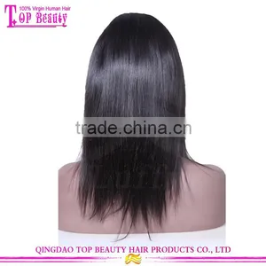Hot Sale French Lace Base Wig Cheap Brazilian Silk Top Lace Front Wigs With Baby Hair thumbnail-3