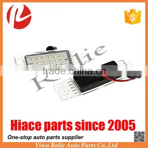 Spare Auto Parts Crystal LED License Plate Light for Toyota Hiace 2005-2016 thumbnail-1