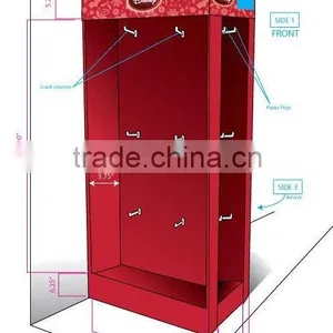 Paper Peg Hook Display, Corrugated Paper Peg Hook Display, Peg Hook Display thumbnail-1