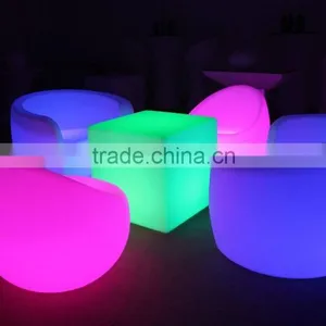 Led Light Illuminated Plastic Sofa thumbnail-4