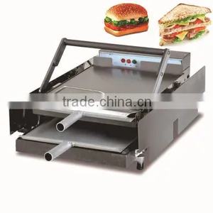 220v Electric Commerical Double Layer Hamburger Heating Machine Sandwich Machine Bread Baking Machine thumbnail-1