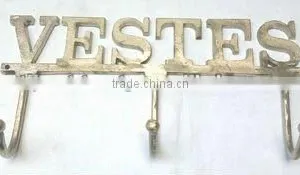 Cast Iron Hooks for Clothes With Nickel Plated thumbnail-1