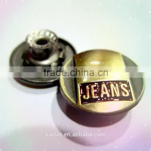 Brush Brass Color Jeans Button for Man Jeans thumbnail-1