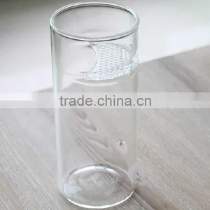 Wholesale Patented Design 400ml High Borosilicate Tea Glass Cup With FilterJA441 thumbnail-2